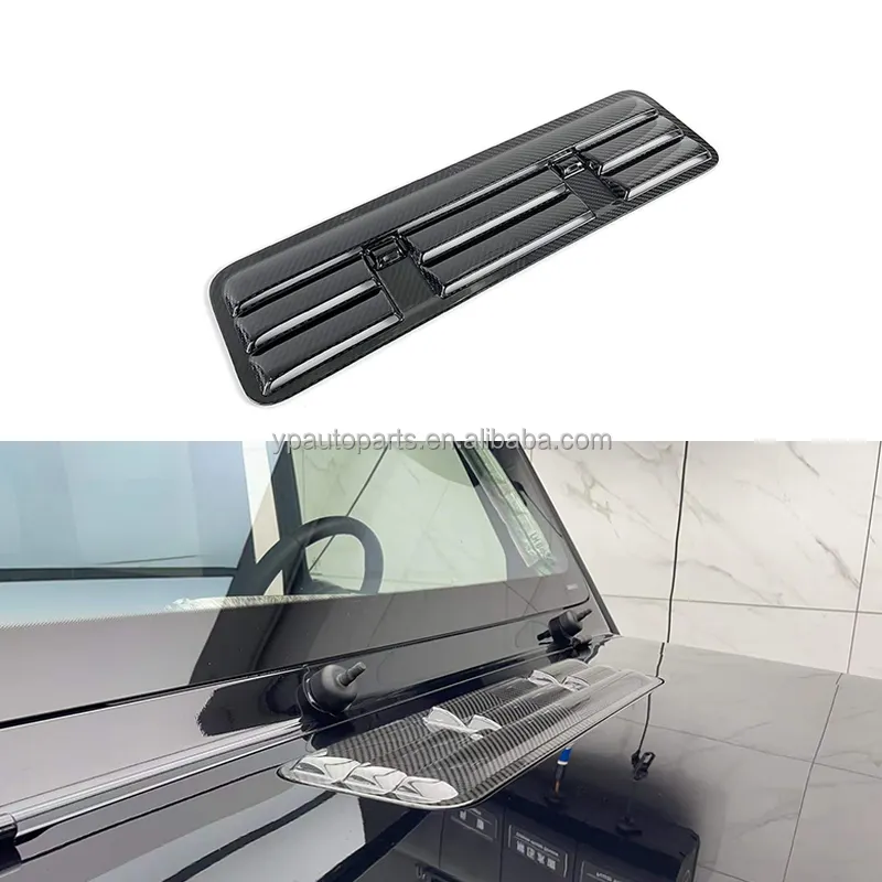 G-class W464 Hood Air Vents Dry Carbon Fiber Engine Cover Intake Trim Decoration Tuning for G63 G500