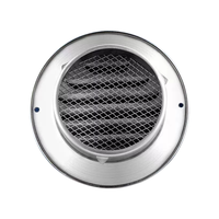 Grille d'extraction murale en acier inoxydable 304/201 moderne pour cuisine, extérieur, sous-sol, entrepôt - Pièces CVC