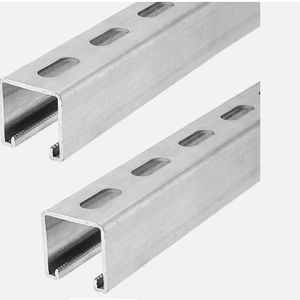 Saluran C logam jalur topangan tunggal dengan tempat belakang kereta api - Product Image 2