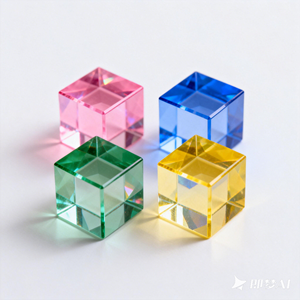 OEM 지원 산항 브랜드 광학 유리 K9 큐브 레퍼런스 프리즘 높은 투과율 350nm에서 2000nm까지 - Product Image 3