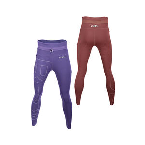 Legging de pantalón tejido de secado rápido para mujer con logotipo personalizado de precio alto para rutina de ejercicio - Product Image 1