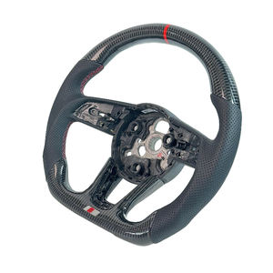 Volant en fibre de carbone en cuir Alcantara sport en gros d'usine modifié personnalisé pour <span class=keywords><strong>Audi</strong></span> A3 A4 A5 A6 A7 A8 B8 B9 C7 C8 C9 - Product Image 4