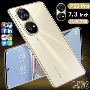 Nuevo Teléfono Inteligente <span class=keywords><strong>P50</strong></span> <span class=keywords><strong>Pro</strong></span> 2022, 12 GB, 512 GB, Pantalla AMOLED de 7.3 Pulgadas, Android 11.0, Rojo, Desbloqueo por Huella Dactilar, Teléfono Móvil - Product Image 3