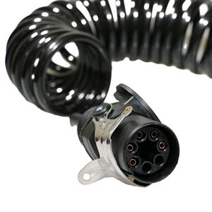 Câble spiralé rétractable <span class=keywords><strong>pour</strong></span> <span class=keywords><strong>remorque</strong></span>, avec fiche plate 7 broches, longueur personnalisable, <span class=keywords><strong>pour</strong></span> faisceau de câbles de <span class=keywords><strong>remorque</strong></span> - Product Image 3