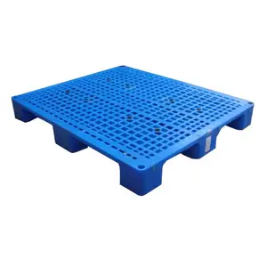 Heavy duty cheap grid ground use floor euro plastic pallet for warehouse stacking