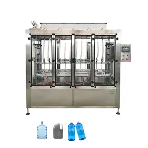 GOFAR-máquina automática de llenado por gravedad de botellas de agua, vino, licor y agua, línea recta, lineal, de vidrio