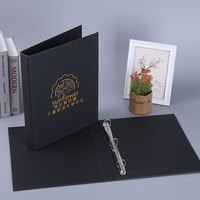 Offre Spéciale Commande en Gros Classeur à 3 Anneaux A4 Étanche de 1 Pouce Porte-Documents de Bureau à Levier en Carton avec Couverture en PVC