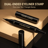 Crayon Eyeliner Liquide Double Pointe Waterproof Longue Tenue Séchage Rapide Anti-Huile à Marque Blanche avec Votre Logo Estampé
