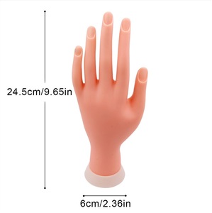 Mano <span class=keywords><strong>de</strong></span> Práctica Flexible y Móvil <span class=keywords><strong>para</strong></span> <span class=keywords><strong>Uñas</strong></span> Acrílicas, Herramienta <span class=keywords><strong>de</strong></span> Manicura <span class=keywords><strong>para</strong></span> Entrenamiento <span class=keywords><strong>de</strong></span> <span class=keywords><strong>Uñas</strong></span> - Product Image 4
