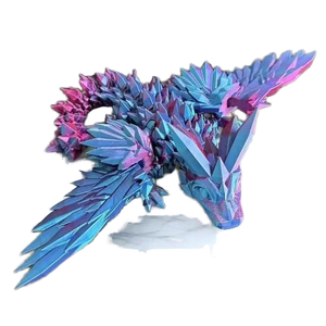 Fabricante al por mayor Dragón Volador articulaciones móviles figurita conjunto de vidrio 3D alas impresas fresco alivio del estrés animales de juguete dinosaurios - Product Image 1