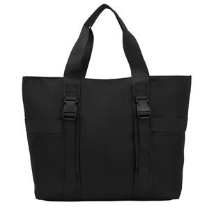 Sac à main pour hommes, sac à bandoulière de grande capacité, fourre-tout tendance, couleur unie, sac de voyage étanche, sac de tutorat pour étudiants - Product Image 5
