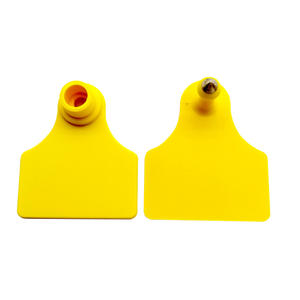 Etiquettes d'oreille en TPU pour porcs, forme pelle, standard mâle, pour l'élevage et l'agriculture - Product Image 1
