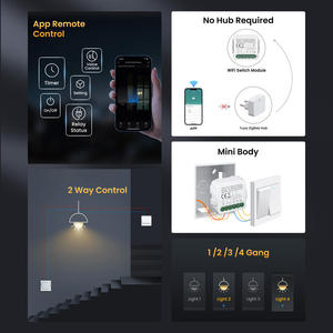 Interruptor Inteligente WiFi con Control Multicanal para la Aplicación Tuya Smart Life, Módulo de Interruptor de Luz para Hogar Inteligente - Product Image 2