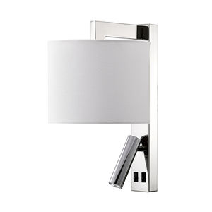 Lampe murale <span class=keywords><strong>de</strong></span> chevet pliable Ravello avec lecteur <span class=keywords><strong>LED</strong></span> pour chambre à coucher, hôtel - Product Image 4