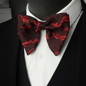 Noeuds papillon haut de gamme en polyester pour homme, grande taille, pour costume de marié, chemise, style coréen, élégant et stylé, en forme de bourgeon - Product Image 2