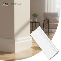 Plinthe en PS durable, imperméable, décorative, moulure murale flexible, bordure décorative pour la décoration intérieure moderne