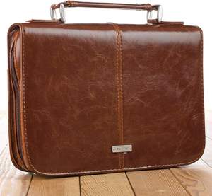 Échantillon gratuit, vente en gros, nouveau style, grand organiseur de livres, papeterie, étui à crayons zippé, sac de transport pour livres, housse de bible - Product Image 1