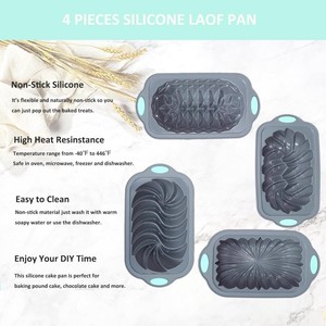 Không dính nhà bếp lò nướng bánh mì Pan bánh mì nướng PAN cho bánh mì chuối, bánh mì sandwich, pound bánh và bánh mì thịt - Product Image 5