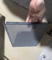 Lembaran Logam Berlubang Berlapis Bubuk Baja untuk Penutup Kabinet, Grille Speaker, Penutup Mikrofon, dan Kotak Perlengkapan
