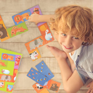 MD3044/3057 Mideer Juguete Cognitivo de Doble Cara para Niños, Juego Sensorial para Bebés de 3 a <span class=keywords><strong>6</strong></span> Años, Educación Temprana, <span class=keywords><strong>DOMINO</strong></span>, PUZZLE - Product Image 5
