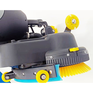 Autolaveuse professionnelle à double brosse avec deux tampons rotatifs en sens inverse pour un nettoyage commercial en profondeur - Product Image 3
