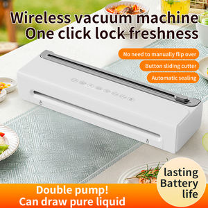 真空シーラー62Kpa食品用デジタルカウントダウンタイマー,商用 & 家庭用全自動ロールホルダー付き - Product Image 5