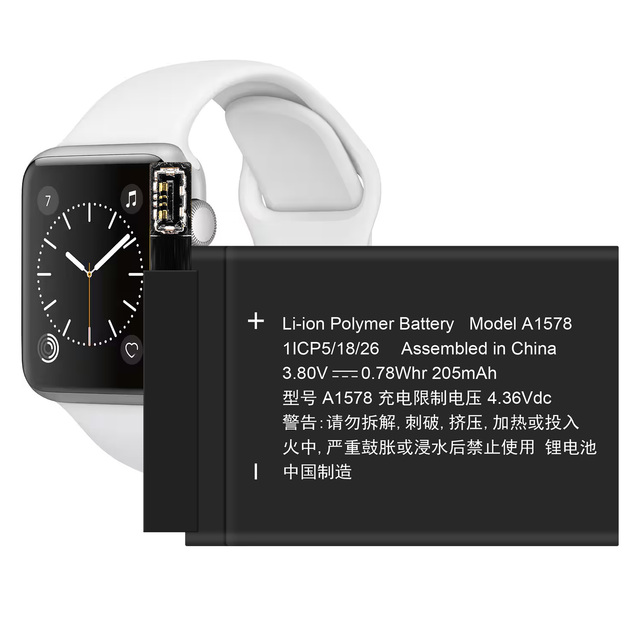 Wholesale A1578 Smart Watch Battery Replacement for Watch Series 1 38mm Apple Watches Lithium Polymer Batteries