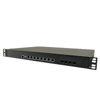 Appareil de sécurité 1U Pro Homelab 8x2.5GbE Intel Core I7 LGA1150 PfSense OPNsense VLAN Lab VPN Gateway pour tests MSP OEM ODM