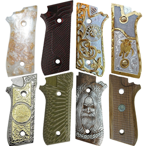 G10 Résine Bois Chasse Tir Tactique Grips Accessoires Pour 1911 92FS PT92 IWI 941 Hi-Power 75 - Product Image 5