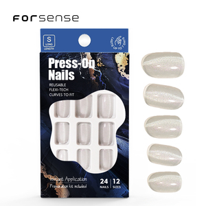 Oeil de chat brillant presse sur les <span class=keywords><strong>ongles</strong></span> court rond aimant <span class=keywords><strong>faux</strong></span> ongle magnétique gros paillettes holographique <span class=keywords><strong>faux</strong></span> <span class=keywords><strong>ongles</strong></span> art 3d conception personnalisée - Product Image 4