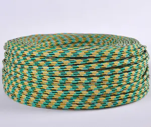 Cable cubierto de tela, alambre eléctrico recubierto de algodón, aprobado por BS, SAA, Reino Unido