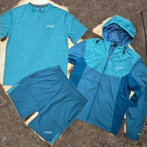 Conjunto de Verano con Logotipo Personalizado para Hombre y Mujer, Tejido de Rizo Transpirable, Temporada de Primavera, OEM, Estilo Casual, Talla Europea - Product Image 2