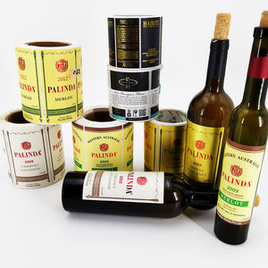 Botella de <span class=keywords><strong>Whisky</strong></span> con logotipo personalizado, etiqueta roja, pegatinas de <span class=keywords><strong>750</strong></span> <span class=keywords><strong>ml</strong></span> para botella de Perfume - Product Image 1