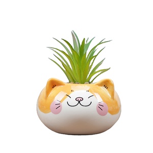 <span class=keywords><strong>Maceta</strong></span> <span class=keywords><strong>de</strong></span> cerámica con <span class=keywords><strong>forma</strong></span> <span class=keywords><strong>de</strong></span> <span class=keywords><strong>gato</strong></span> para decoración <span class=keywords><strong>de</strong></span> escritorio, <span class=keywords><strong>maceta</strong></span> creativa <span class=keywords><strong>de</strong></span> animales <span class=keywords><strong>de</strong></span> dibujos animados para decoración <span class=keywords><strong>de</strong></span> escritorio - Product Image 2