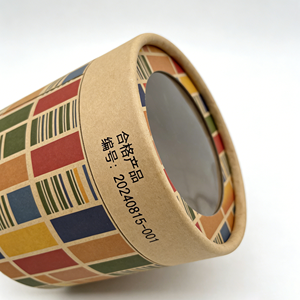 Factory Direct High Quality Round Paper Cylinder <b>Box</b> With <b>Clear</b> Window Custom Design Packaging For <b>Gift</b> And Tea - Product Image 2