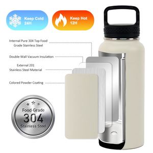 Botella de Agua de Viaje de Acero Inoxidable con Aislamiento al Vacío de Doble Pared, Libre de BPA, con Tapa Portátil, Ideal para Regalos Promocionales - Product Image 4