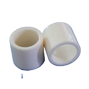 Crisol de cerámica cilíndrico de alúmina Al2O3 para tratamiento térmico de alta temperatura, crisol de cerámica de fusión