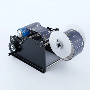 LT-20 Power-Free <b>Small</b> Manual Hand Labeling Machine for Round Plastic Metal and Glass Bottle Labeling, Sticker Labeling Machine - Product Image 4