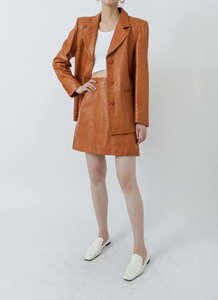 <span class=keywords><strong>Gonna</strong></span> <span class=keywords><strong>in</strong></span> <span class=keywords><strong>Pelle</strong></span> di Agnello di Alta Qualità <span class=keywords><strong>con</strong></span> Stampa Coccodrillo per Donna, <span class=keywords><strong>Vestito</strong></span> <span class=keywords><strong>in</strong></span> <span class=keywords><strong>Pelle</strong></span> Corto Oversize a Linea A per Donna 2024 - Product Image 5