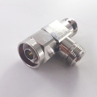 Adaptateur coaxial RF étanche IP67 à 3 voies, prise N mâle vers double prise N femelle, connecteur en forme de T