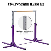 Barre horizontale de gymnastique pliable réglable de 130cm en acier inoxydable pour l'exercice de gymnastique à domicile pour enfants Logo personnalisé Taille personnalisée pour le yoga