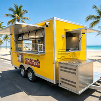 Camion de restauration commercial, remorque pour hot-dogs et hamburgers, camion de restauration mobile pour pizzas, vente de camions de restauration à Miami, remorque de restauration avec cuisine complète