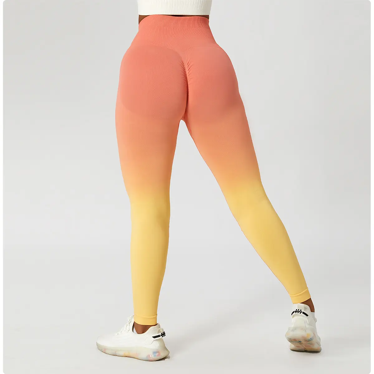 LOGO Kustom Olahraga Pinggang Tinggi Legging Gym Olahraga Mengangkat Pantat Celana Kebugaran Wanita untuk Wanita