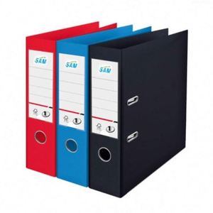 Classeur à levier A4 en plastique avec 2 anneaux de 3 pouces, poignée et trou de maintien pour les doigts, organiseur de documents - Product Image 2