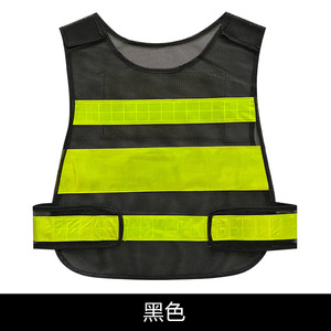 سترة أمان عالية الوضوح مخصصة لشعارك من 5 جيوب مع شرائط عاكسة سترة عمل خارجية - Product Image 6