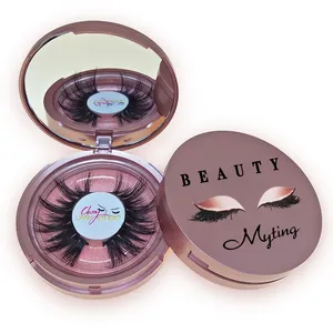 Mytingbeauty Groothandel Make-Up 5d Wimpers Fabriek Oem Private Label 25Mm Nerts Wimpers Verkoper