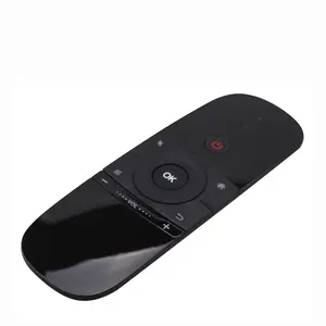 W1 2.4 Gam Mini Bàn Phím Không Dây Motion Sense Air Mouse IR Học Điều Khiển Từ Xa Cho TV Thông Minh Android TV BOX Máy Tính Xách Tay PC