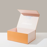 Boîte cadeau magnétique premium LionwrapacK, boîte d'emballage en papier pliable personnalisée, boîte d'expédition pour vêtements, impression de logo, FSC