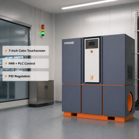 Compresseur d'air à vis à moteur lubrifié intégré série Prime 15 kW 10 bars avec sécheur, filtre et réservoir intégrés pour atelier industriel