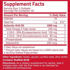 Oem Antarctische Krill Oil 1000Mg <span class=keywords><strong>Capsules</strong></span> 120-Stuksomega-3 Zachte <span class=keywords><strong>Capsules</strong></span> Voor Mensen Immuunsysteem Gezondheid Voedingssupplement - Product Image 5